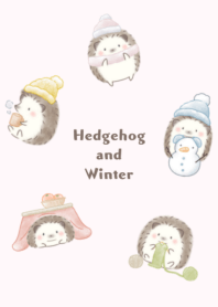 Hedgehog and Winter pink