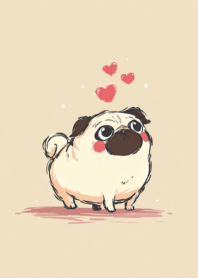 まるごと愛でできた子犬