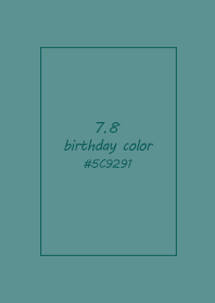 birthday color - July 8