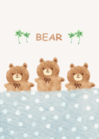 Cute cute simple bear.14