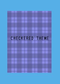 BLUE PURPLE CHECKERED THEME-BLUE