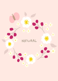 Flower Wreath Butterfly3 from Japan