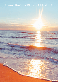 Sunset Horizon Photo #114 Not AI