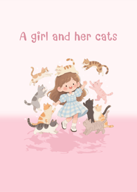 DL A girl and her cats