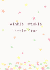 Twinkle colorful (little star) theme
