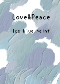 Oil Painting Art Ice Blue Paint 44