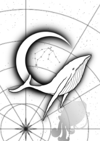 Moon and Whale -Aquarius-2022