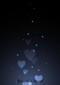 - Beautiful Glay Blue Heart -