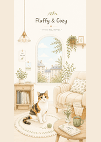Fluffy & Cozy (Calico Cat)