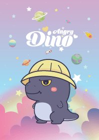 Angry Dino Cloud Galaxy Raspberry