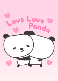 Cute lovely panda theme