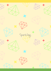 Sparkling Diamonds4 yellow JP