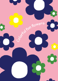 Colorful fun flowers