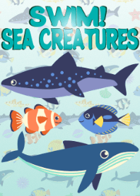 Swim! Sea Creatures Theme(green)