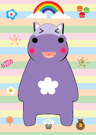 Cute hippo theme