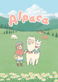 Tangkwa with Alpacas