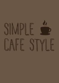 SIMPLE CAFE STYLE[Mocha Brown]