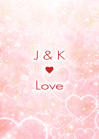 J & K Love Heart name theme