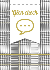Glen check(yellow)