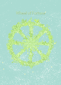 Wheel of Fortune -Botanical leaves