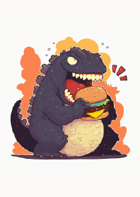 Brother QQ loves to eat burgers PART2