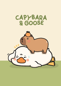 Palo Goose & Capybara Cute (Green)