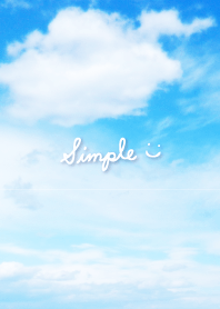 Blue sky and cloud Smile from Japan