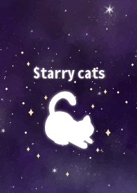 ⭐夢幻星空小貓咪 ⭐紫羅蘭