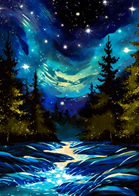 Beautiful starry night view#1173