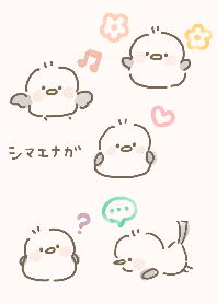 落書きシマエナガ