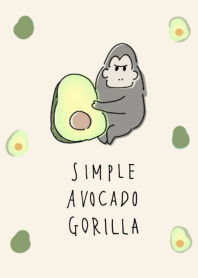 simple Avocado gorilla beige