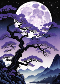 Moon in the dark night 9e3816