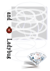 Diamond and ladybug