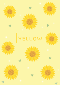sunflower yellow pastel