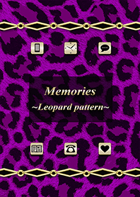 Memories~Leopard pattern~purple