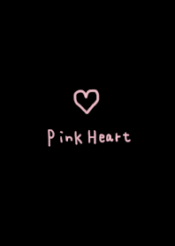 Heart & pink and black