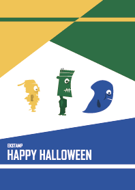 ekstamp Happy Halloween (Geometric)NO.38