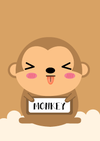 เจ้าลิงน่ารักเรียบๆ