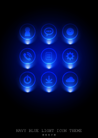 NAVY BLUE LIGHT ICON THEME 2