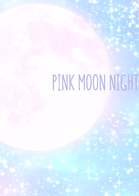 Pink moon night