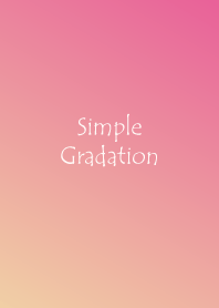 Simple Gradation -PEACH-