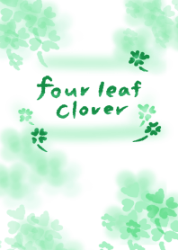 simple four leaf clover theme.