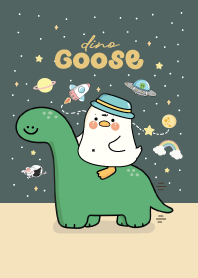 Goose Gooddy & Dinosaur Cute