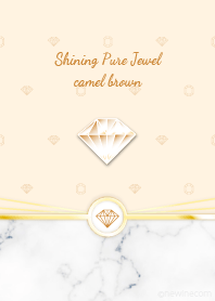 Shining Pure Jewel camel brown