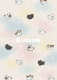 Q-meow3 / water color cream