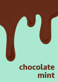 mint chocolate drip