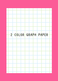 2 COLOR GRAPH PAPERj-BLUE&GREEN-HOT PINK