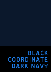 BLACK COORDINATE*DARK NAVY