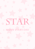 簡單粉紅色星星