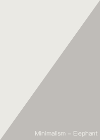 Minimalism - Elephant